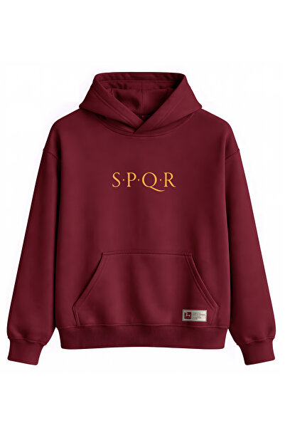 the horda SPQR Basic Hoodie – SPQR Kapüşonlu Sweatshirt | Minimal Unisex Tasarım