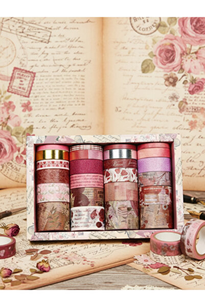 Bam 24-Pack Gilded Patterned Paper Tape with Different Color Options