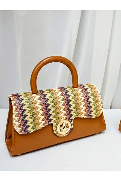 ABAD.HANDMADE Ethnic Straw Pattern Strap Women's Bag