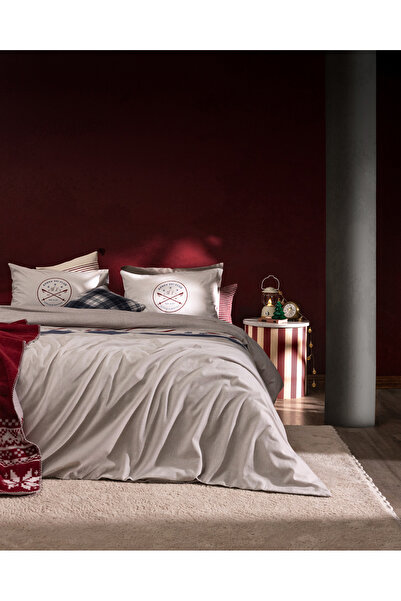 Madame Coco Fayette Двоспальний 100% бавовняний фланелевий комплект постільно...