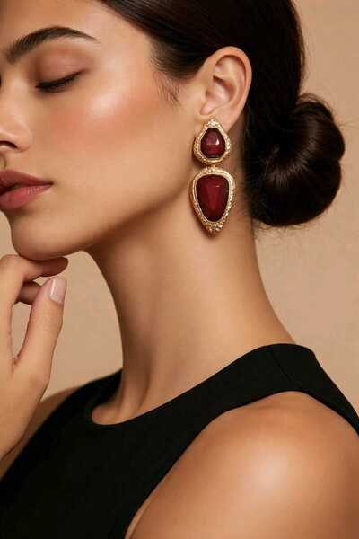 Aware Time Zara Damla Model Non-Tarnishing Steel Earrings