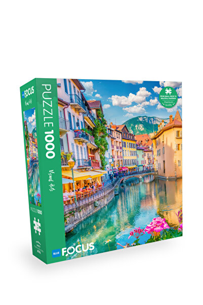 Blue Focus Games 1000 Parça Puzzle -Annecy