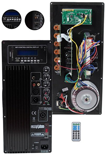 Lastvoice A800 İki Yollu Aktif Kabin Hoparlör Modülü Çıkış Katı (12 inç İçin)