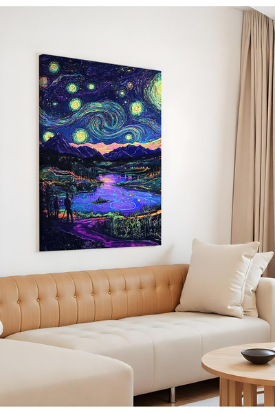 huhuli Kanvas Vaporwave Neon Koleksiyonu Huhu800K