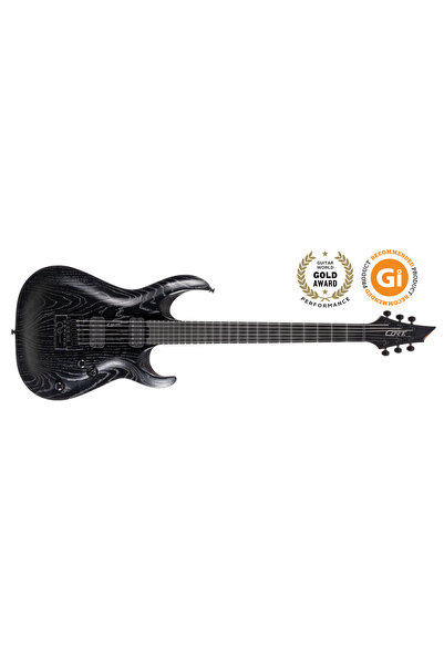 CORT KX700 EVERTUNE OPBK Elektro Gitar | Open Pore Siyah - Evertune Köprü