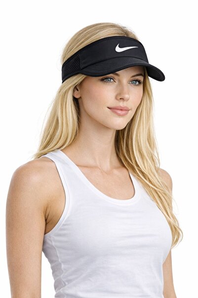 Nike Sportswear Pro Swoosh Aerobill Featherlight Unisex Tennis Visor Hat Black