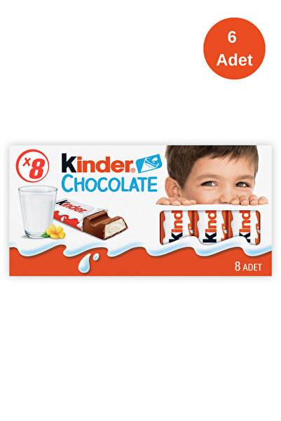 Kinder Çikolata 8'li 100 Gr-6 Adet