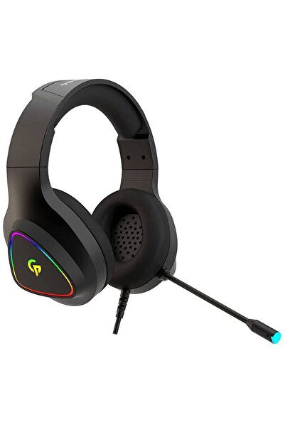 Porodo Gaming E-Sports High Definition Gaming Headphones with RGB Breathing L...
