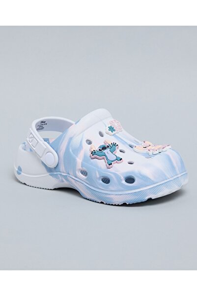 R&B Girls Multi Stitch Charm Detail Slingback Clogs
