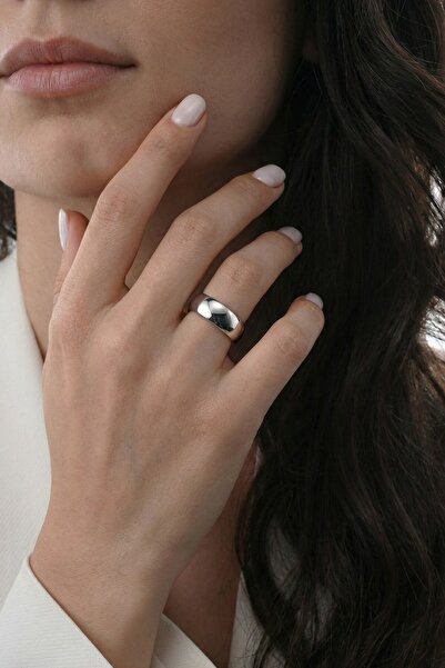 Söğütlü Silver 925 Ayar Gümüş Alyans Unisex Klasik Alyans Yüzük - Düz Tasarım...