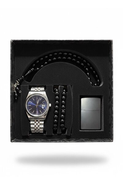 Tisaati Premium Serisi Özel Tasarım Kutulu Çakmak Bileklik Tesbih Ve Metal Ko...