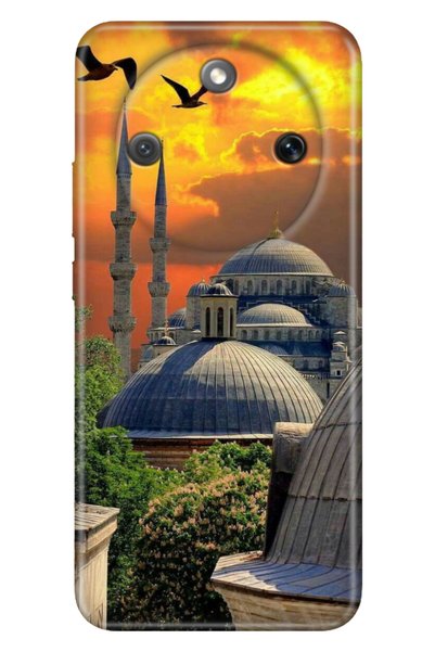Cekuonline Honor Magic 8 Lite 6.79" Case Decorative Silicone Printed Cover Re...