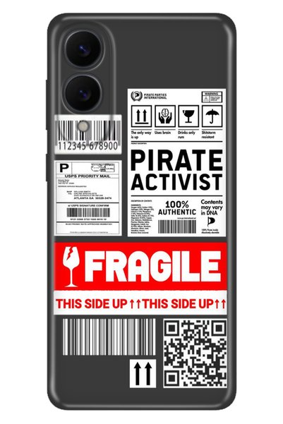 Cekuonline Galaxy S25 Edge Case Colorful Silicone Printed Tpu Fragile
