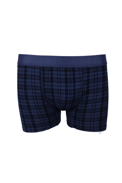 koza iç giyim Men's Single Patterned Cotton Boxers