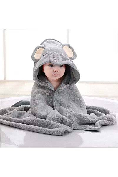 BYFT Spring Grey Microfiber Bath Towel, Quick-Dry, 80 x 80 Cm Set of 01