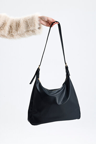 Zuna Studio Geantă neagră casual pentru umăr, braț și mână pentru femei Luvin