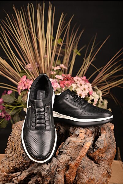 Pierre Cardin Pantofi casual de vară pentru bărbați, 100% din piele naturală,...