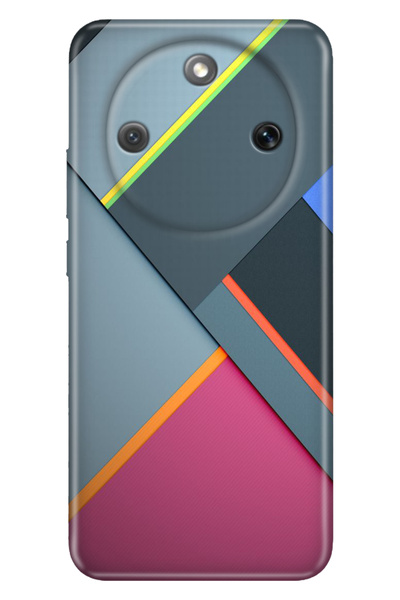 Cekuonline Honor Magic 8 Lite 6.79" Case Colorful Silicone Printed Tpu 6D Colors