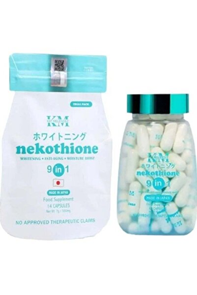 KM Nicotione 9 in 1 Whitening, 500 mg, 60 Capsules + 14 Capsules