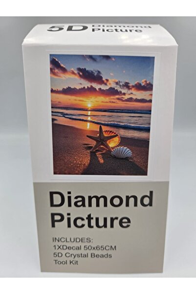 DUCK HOBY 65x50 Boncuklu Taş İşleme Mozaik Elmas Goblen Tablo Resim Boncuk Pu...