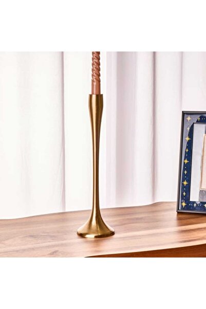 KPM Golden Star Şamdan - Sarı - 31 cm