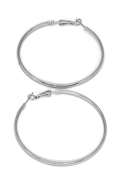 Nearsis Curved Model Hoop Earrings 6cm Diameter