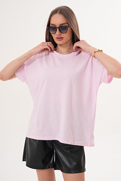 ŞİMAL Ženska majica sa okruglim izrezom, oversize model 260021