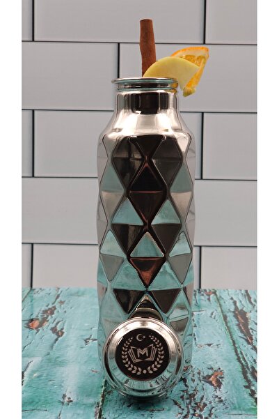 ERİZA KİŞİYE ÖZEL HAZIRLANABİLEN İÇİ KALAYLI BAKIR SU MATARASI