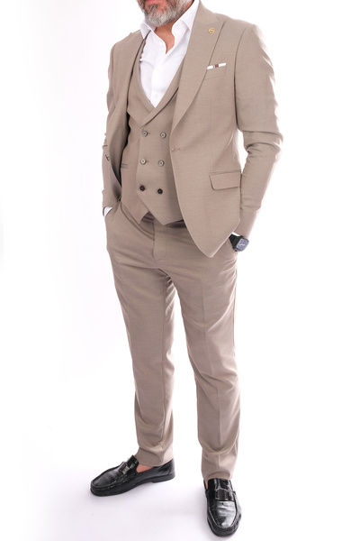 PAPYON Minimalist Regular Fit Triple Suit - for Work and Special Occasions