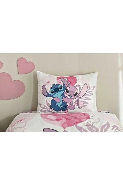 Taç Zorluteks Licensed Lilo&Stitch Patterned 100% Cotton Fabric 1 Piece Pillo...