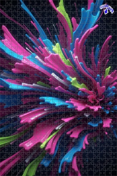 Teona Ahşap لغز خشبي بإطار مزدوج الطبقات بمظهر الزيت الألوان يحاكي الألوان ال...