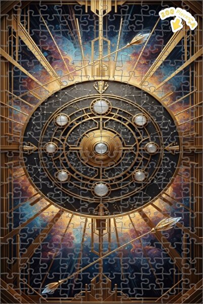 Teona Ahşap لغز خشبي مؤطر من جولدن نيبولا آرت ستريم مكون من طبقتين 200 قطعة 2...