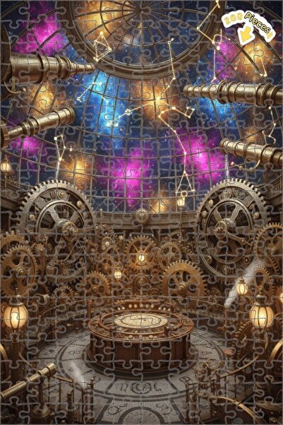 Teona Ahşap لغز خشبي بإطار مزدوج الطبقات من بخار إيفرين، 200 قطعة، 25×35