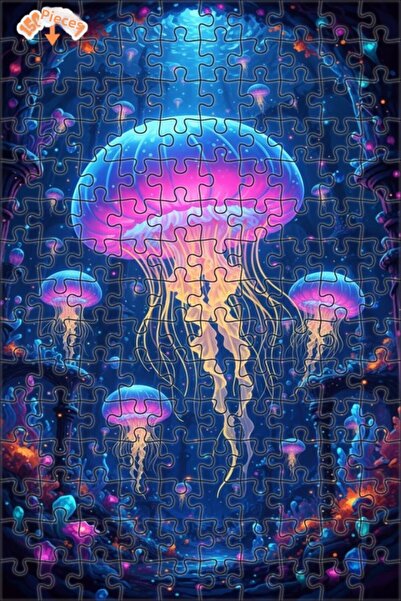 Teona Ahşap لوحة زيتية سحرية تحت الماء لحيوانات البحر، لغز خشبي مؤطر ذو طبقتي...