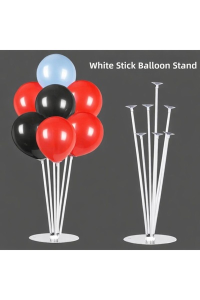 Parti Station Balloon Stand Pink Black Red Navy Blue with Stand