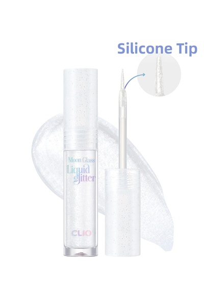 CLIO Clio Moon Glass Liquid Glitter - Luminous and Clear, Sweet Cloud (01 Bab...