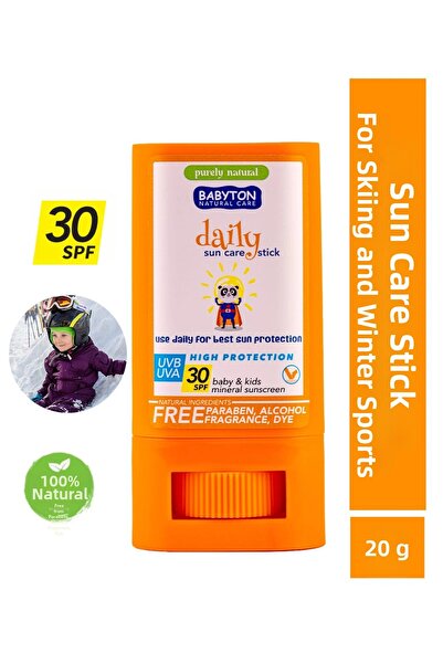 BABYTON Daily Sun Stick for Skiing and Winter Sports
