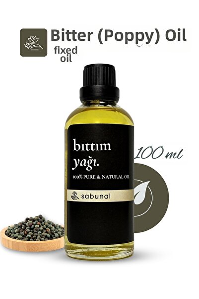 sabunal Bıttım Oil 100 ml - Cold Pressed Natural Care Oil for Hair and Skin