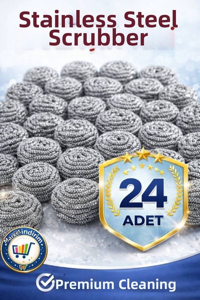 nistabolje 24 قطعة من أسلاك التنظيف، أسلاك غسيل الأطباق، اقتصادية ومفيدة، أسل...