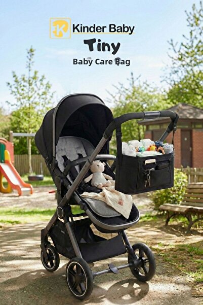 Kinder Baby حقيبة صغيرة للعناية بالطفل، منظم لعربة الأطفال متعدد الأغراض
