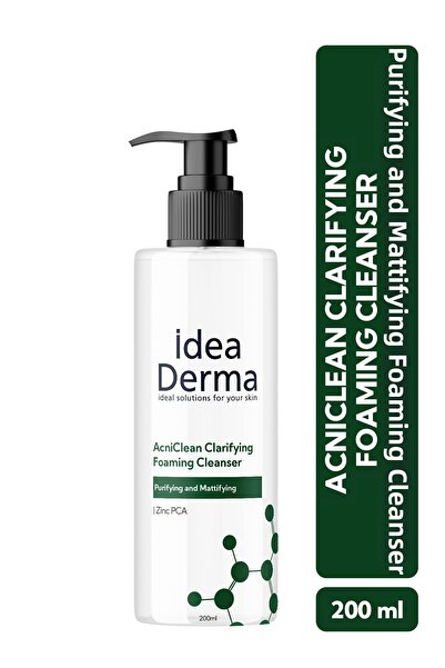 İdea Derma منظف ​​رغوي منقي من آيديا ديرما أكنيكلين 200 مل