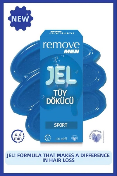 remove Gel Hair Removal Men Sport 100 ml