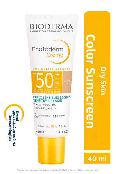 Bioderma Photoderm Creme SPF 50 Ανοιχτόχρωμο Αντηλιακό για Ξηρά Δέρματα 40 ml