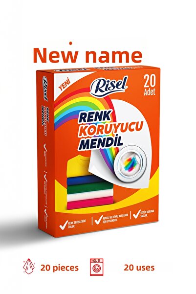 İziwash مناديل ريزل الواقية للألوان الطبيعية، مناديل فاصلة للألوان للغسالة، إ...