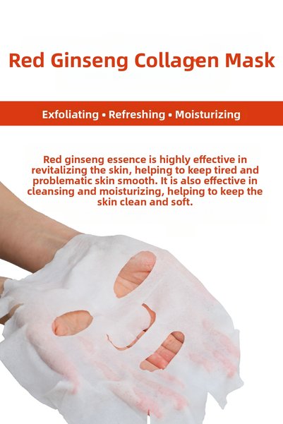Dermal Purifying, Cooling, Firming Red Ginseng Extract Collagen Mask 23gr