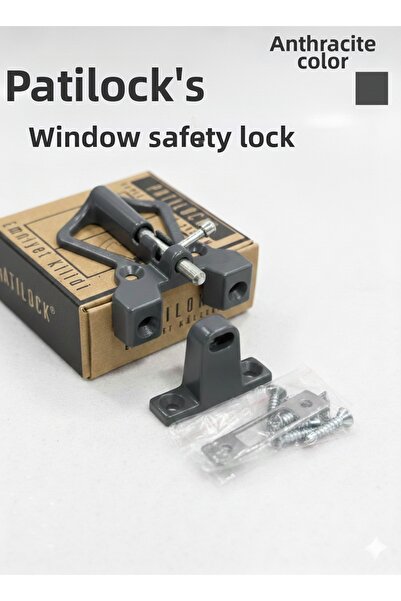 PATİDOOR Safety Lock for Sliding Windows and Doors.Burglar Lock Child Safety ...