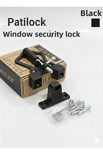 PATİDOOR Safety Lock for Sliding Windows and Doors.Burglar Lock Child Safety ...