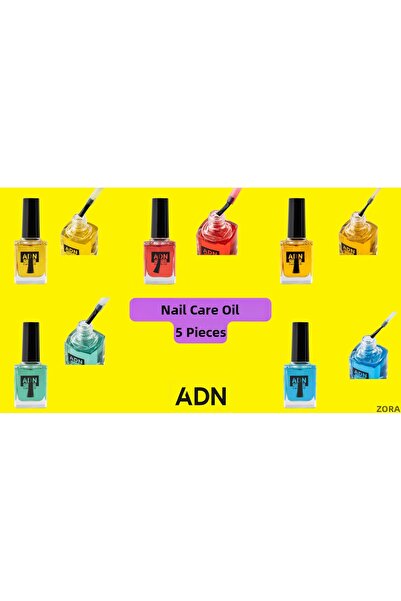 ZORAKOZMETİK مجموعة زيت العناية بالأظافر Adn 5 أنواع مختلفة