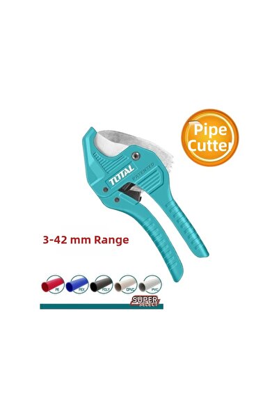 TOTAL PPRC Professional Plastic Plumbing Pipe Pipe Cutting Shears 3-42 mm Ste...