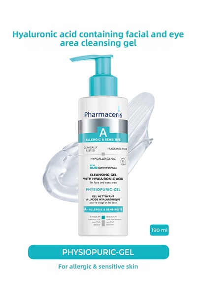 Pharmaceris جل فيزيوبيوريك |   جل تنظيف الوجه والعينين يحتوي على حمض الهيالور...